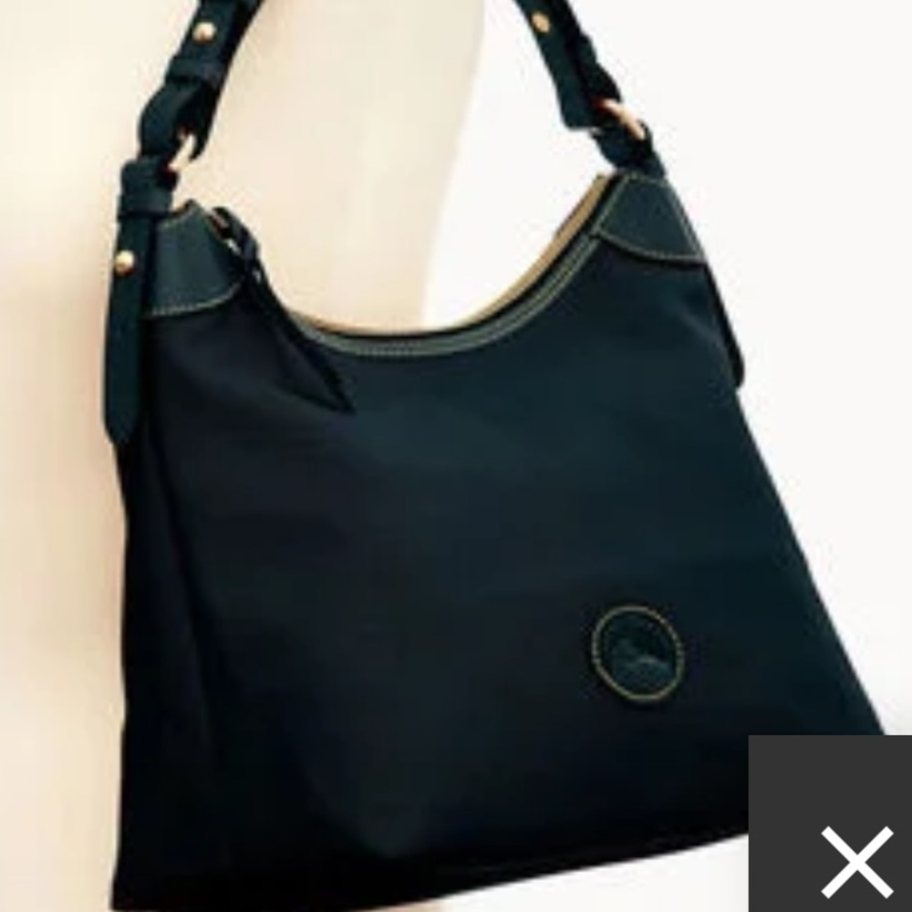Dooney & Bourke Large Black Hobo Style Erica Bag Excellent Condition - Picture 7 of 10